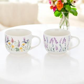 Kubek porcelanowy Yvette Florina 500 ml MIX