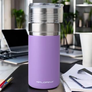 Kubek termiczny Lungo Violet Florina 500 ml