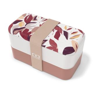 Lunchbox Bento Original Graphic Pink Vegetal MonBento