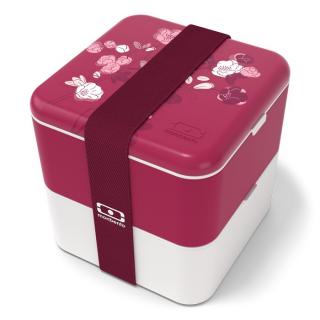 Lunchbox Bento Square FR Graphic Magnolia MonBento