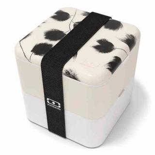 Lunchbox Bento Square FR Plume MonBento