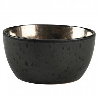 Miska/salaterka Stoneware Black/Bronze Bitz 14 cm