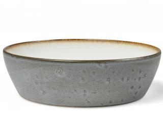 Miska/salaterka Stoneware Grey/Cream Bitz 18 cm