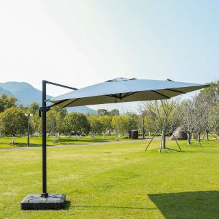 Parasol kwadratowy Szary 3x3 m