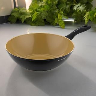 Patelnia aluminiowa WOK Amvegan Florina 28 cm