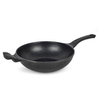 Patelnia głęboka WOK marmurkowa na indukcję Kenji Konighoffer 30 cm