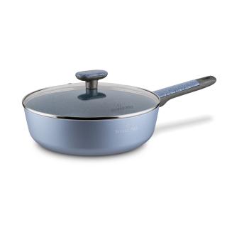Patelnia głęboka z pokrywką na indukcję non stick Double Starke Pro 24 cm
