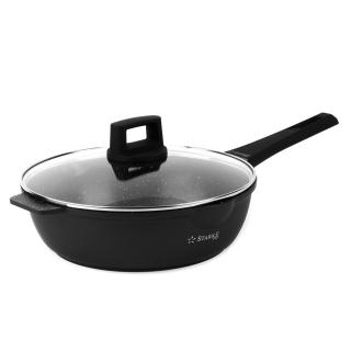 Patelnia głęboka z pokrywką na indukcję non-stick Taylor Marble Starke Pro 28 cm