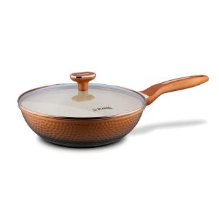 Patelnia WOK na indukcję Texture Copper Starke Pro 28x8 cm