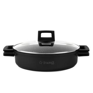 Patelnia z pokrywką na indukcję non-stick Taylor Marble Starke Pro 28 cm