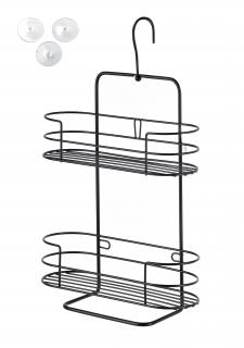 Półka łazienkowa Carl Black HTWM9823 2-poziomowa