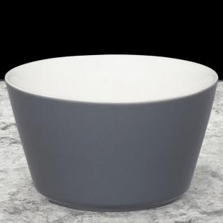 Salaterka porcelanowa Erin Antracyt Ambition 14 cm