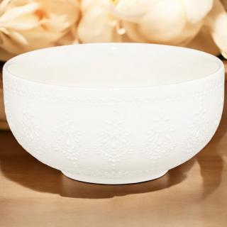 Salaterka porcelanowa Galactic White Paisley Ambition 13 cm