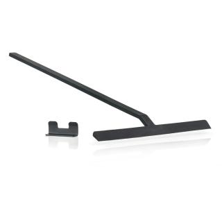 Ściągaczka prysznicowa z uchwytem Rim Czarna Zone Denmark 30 cm