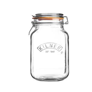 Słoik do przechowywania Square Clip Top Jar 1,5 l Kilner