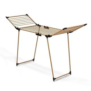 Suszarka balkonowa składana brązowa Spring Wooden Konighoffer 174x61x108 cm