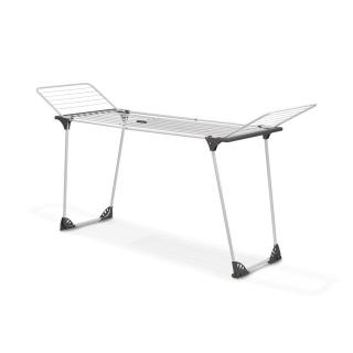Suszarka na pranie balkonowa teleskopowa biała XXL Konighoffer 20x56x98 cm