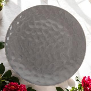 Talerz deserowy ceramiczny Grigio Florina 19 cm