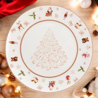 Talerz deserowy Winter Fun Florina 19 cm