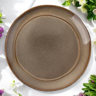 Talerz obiadowy płytki ceramiczny Bergen Florina 26,5 cm