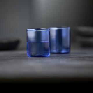 Zestaw 2 kieliszków do napojów Torino Niebieskie Lyngby Glas 55 ml