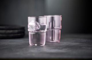 Zestaw 2 szklanek do napojów Torino Różowe Lyngby Glas 400 ml
