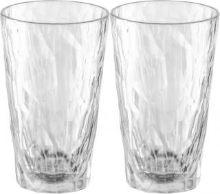 Zestaw 2 wysokich szklanek Club NO.6 Superglas Transparentne Koziol 300 ml