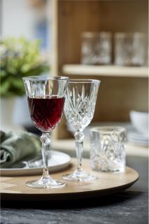 Zestaw 4 kieliszków do czerwonego wina szkło kryształowe Melodia Lyngby Glas 270 ml