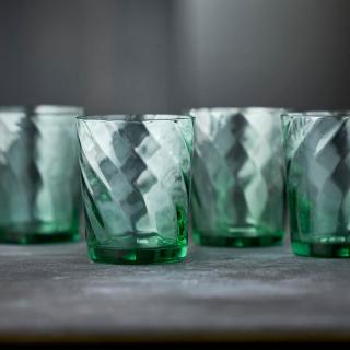 Zestaw 4 szklanek do napojów Vienna Zielone Vienna 300 ml