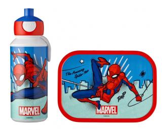 Zestaw dziecięcy bidon i lunchbox Campus Spiderman Mepal 750 ml