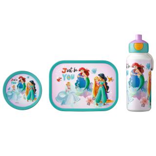 Zestaw dziecięcy bidon, lunchbox i pudełko na owoce Campus Disney Princess Mepal