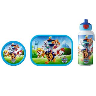 Zestaw dziecięcy bidon, lunchbox i pudełko na owoce Campus Paw Patrol Pups Mepal