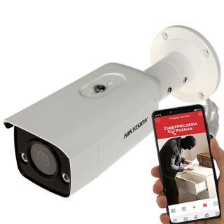 Kamera IP Hikvision DS-2CD2T47G2-L 4 Mpx ColorVu microSD PoE Obraz 2K, Analityka, Detekcja AI, Oświetlacz LED