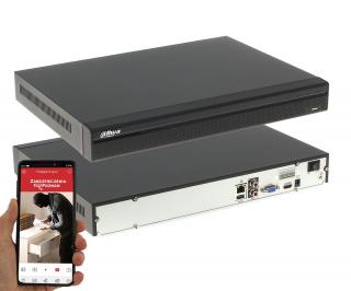 Rejestrator IP Dahua NVR4204-4KS2/L 8Mpx 4 kanały, funkcje AI, SMD, 2x10TB