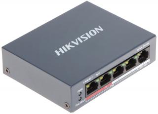 Switch PoE DS-3E0105P-E/M(B) 5-PORTOWY Hikvision