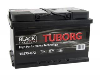 Tuborg Black 75Ah 720A TB575-072