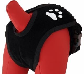 Majtki na cieczke czarne PAW r.2(S)(35-42cm)