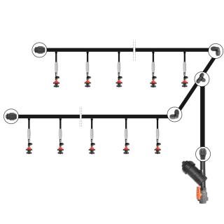 Nawadnianie tunelu i szklarni 8x30 - zestaw