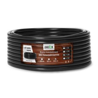 Rura PE do nawadniania fi 25 6 Bar - 100m