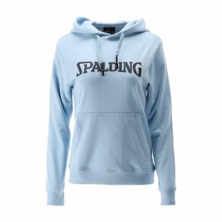 BLUZA Z KAPTUREM WOMEN SPALDING - jasny błękit