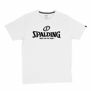 KOSZULKA ESSENTIAL LOGO SPALDING - biały