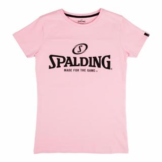 KOSZULKA ESSENTIAL LOGO WOMEN SPALDING - różowy