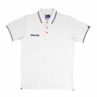 KOSZULKA ESSENTIAL POLO SPALDING - biały/granatowy