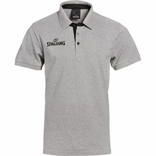 KOSZULKA POLO PRIME SPALDING - szary melanż