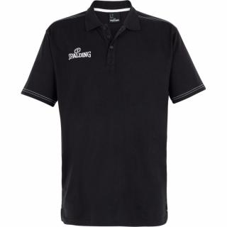 KOSZULKA POLO SLIM CUT SPALDING - czarny