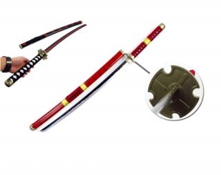 Miecz samurajski katana z pochwą, drewno + ABS, 102CM (Wzór 3)