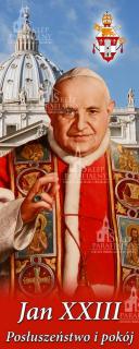 12. Dekoracja, baner Kanonizacja Jana Pawła II