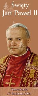 9. Dekoracja, baner Kanonizacja Jana Pawła II