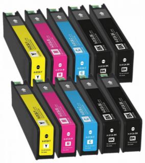 10x Tusz Do HP 913A 70/45ml CMYK