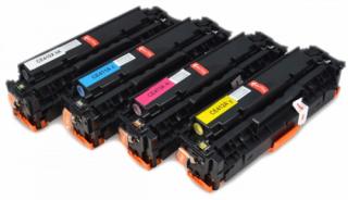 4x Toner Do HP CE410X-413A 4/2.6k CMYK